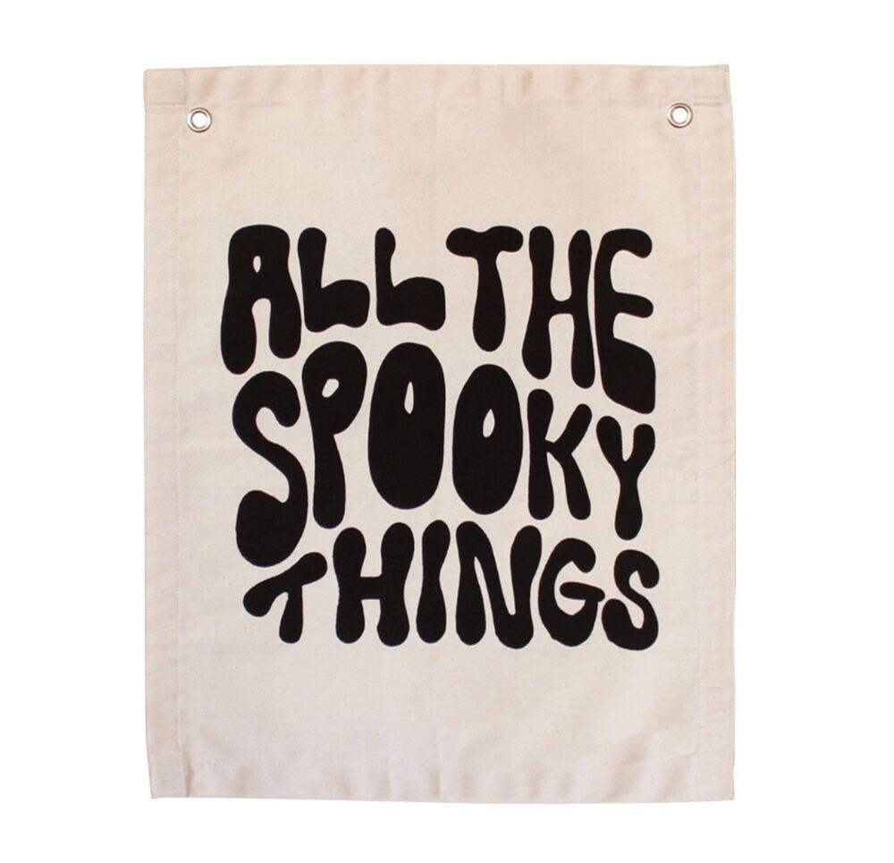 NEW Imani Collective All The Spooky Things Halloween Banner, NWT